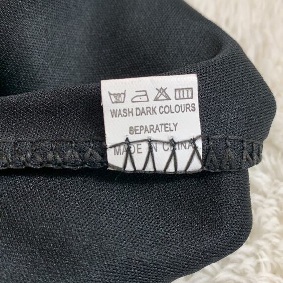 Unbranded black fit and flare lace overlay dress, size 5 - Picture 8 of 10